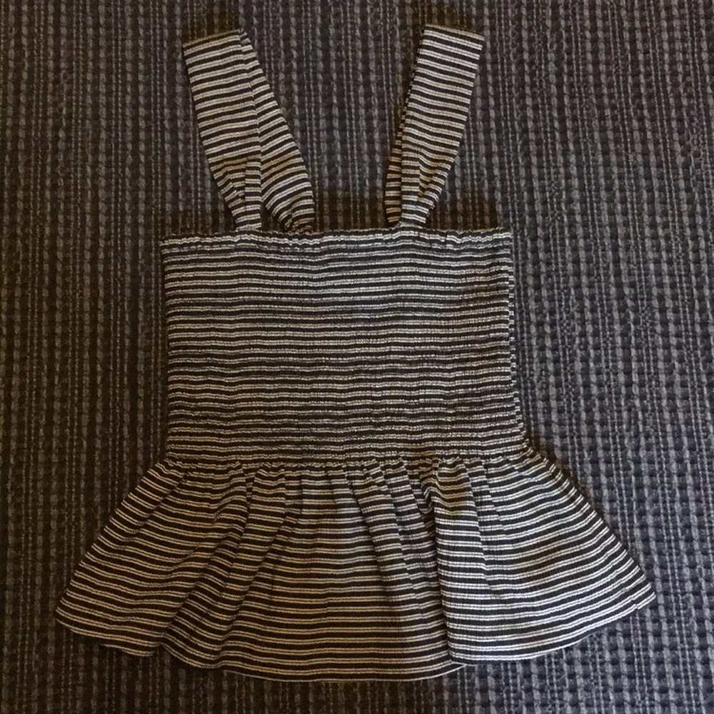 Madewell peplum tank